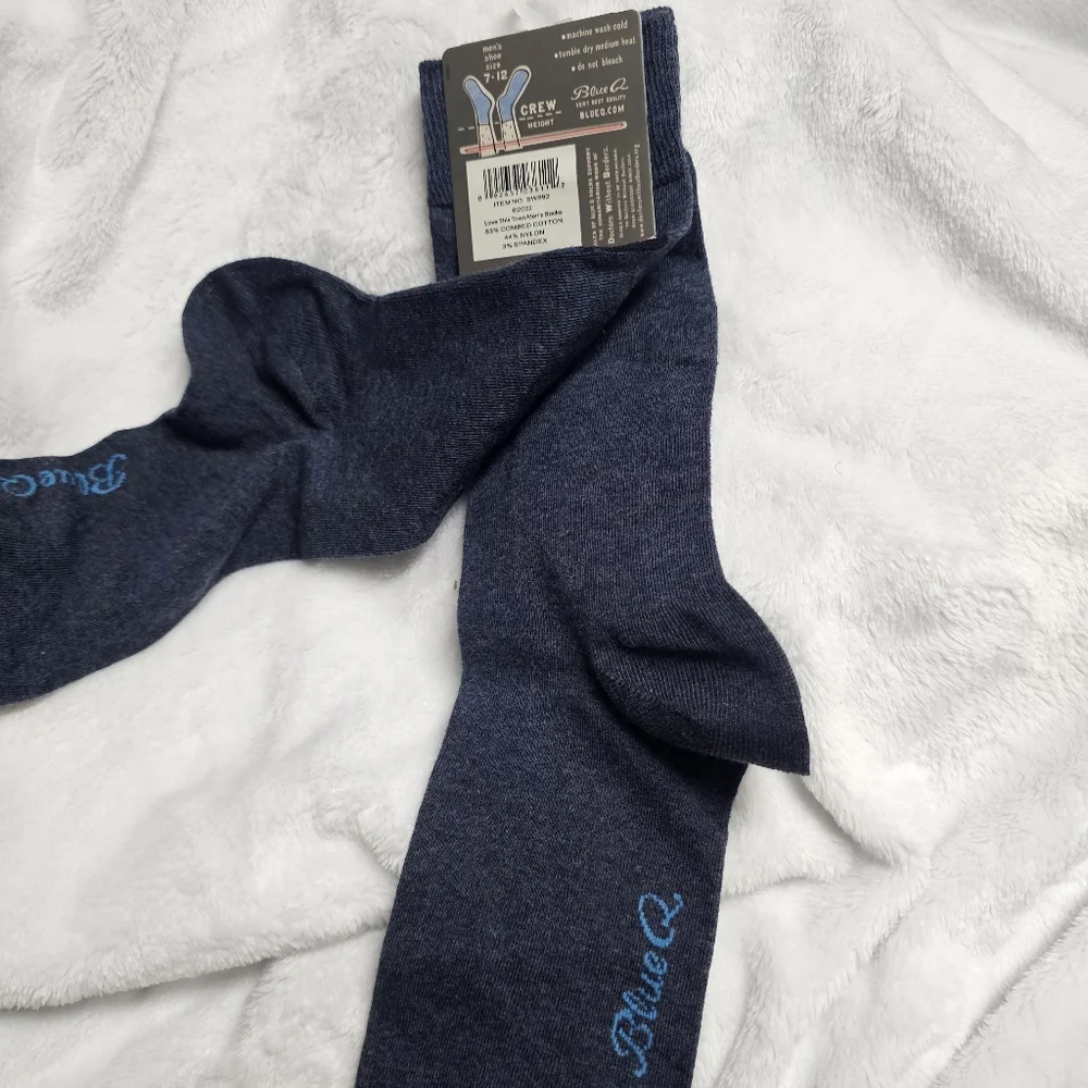 Blue Q Damn I Love This Town Men's Crew Socks